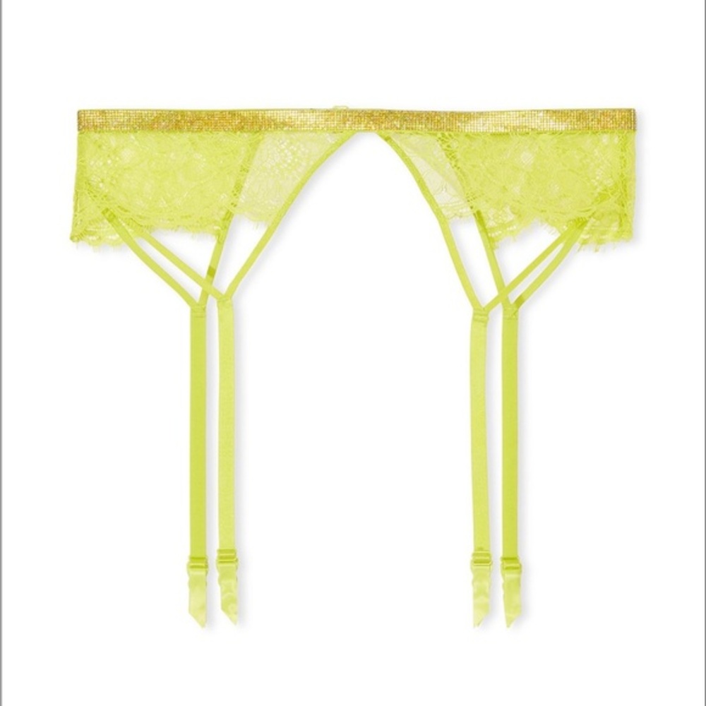 Victoria’s Secret Shine Strap Garter Belt M / L | NWT
